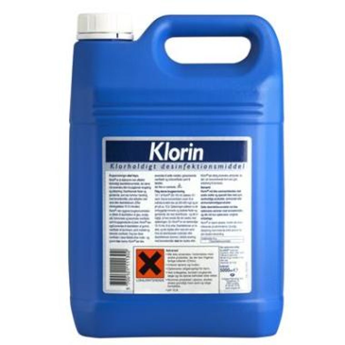 Klorin, m. aktivt klor, u. parfume, 5 L