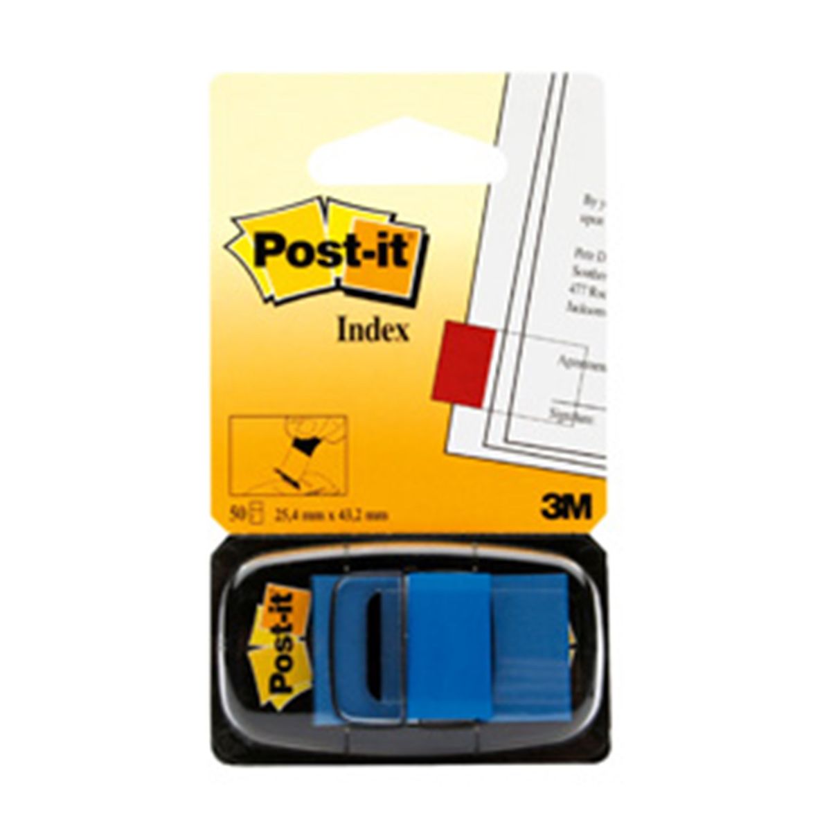 Post-it Indexfaner 25,4x43,2 blå