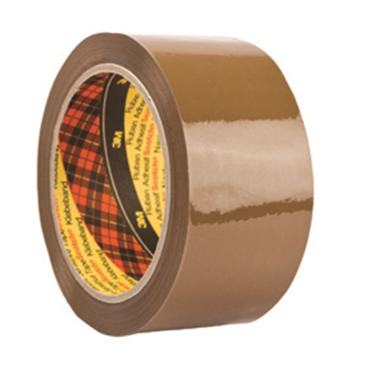 3M Emballagetape 309 PP-akryl. 38mmx66m, brun