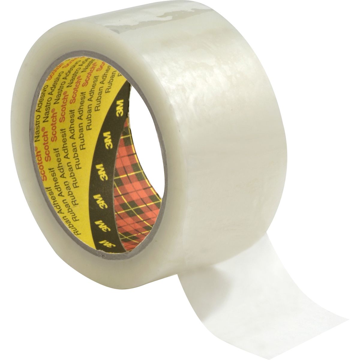 Emballagetape 371, 38 mm x 66m, klar