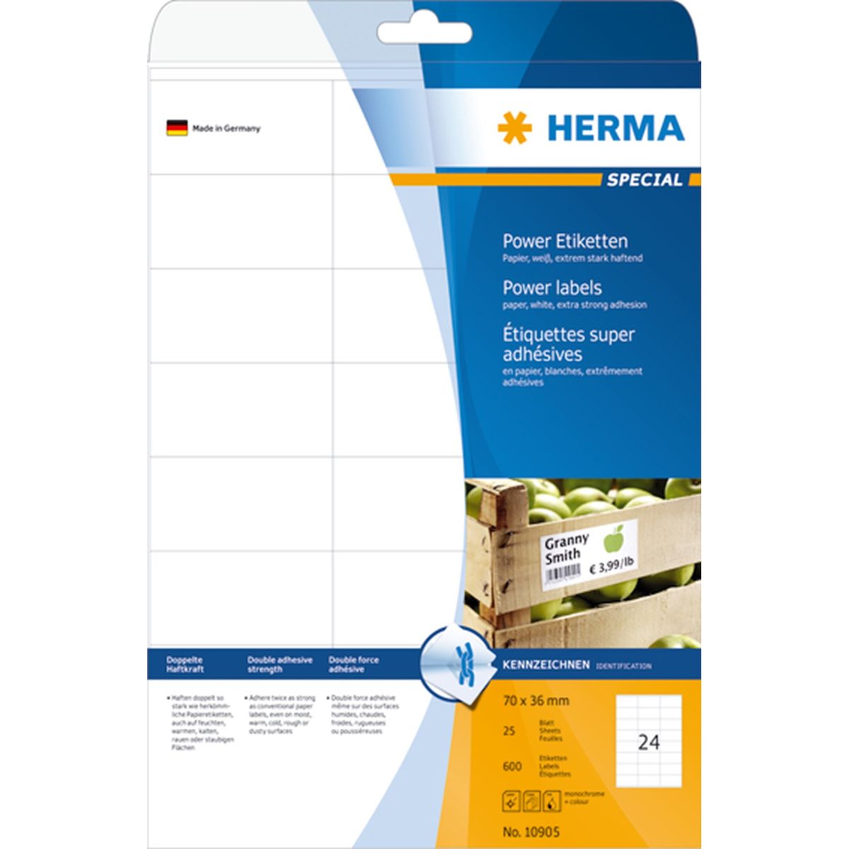 Herma etiket extremely strong 70x36 (600)