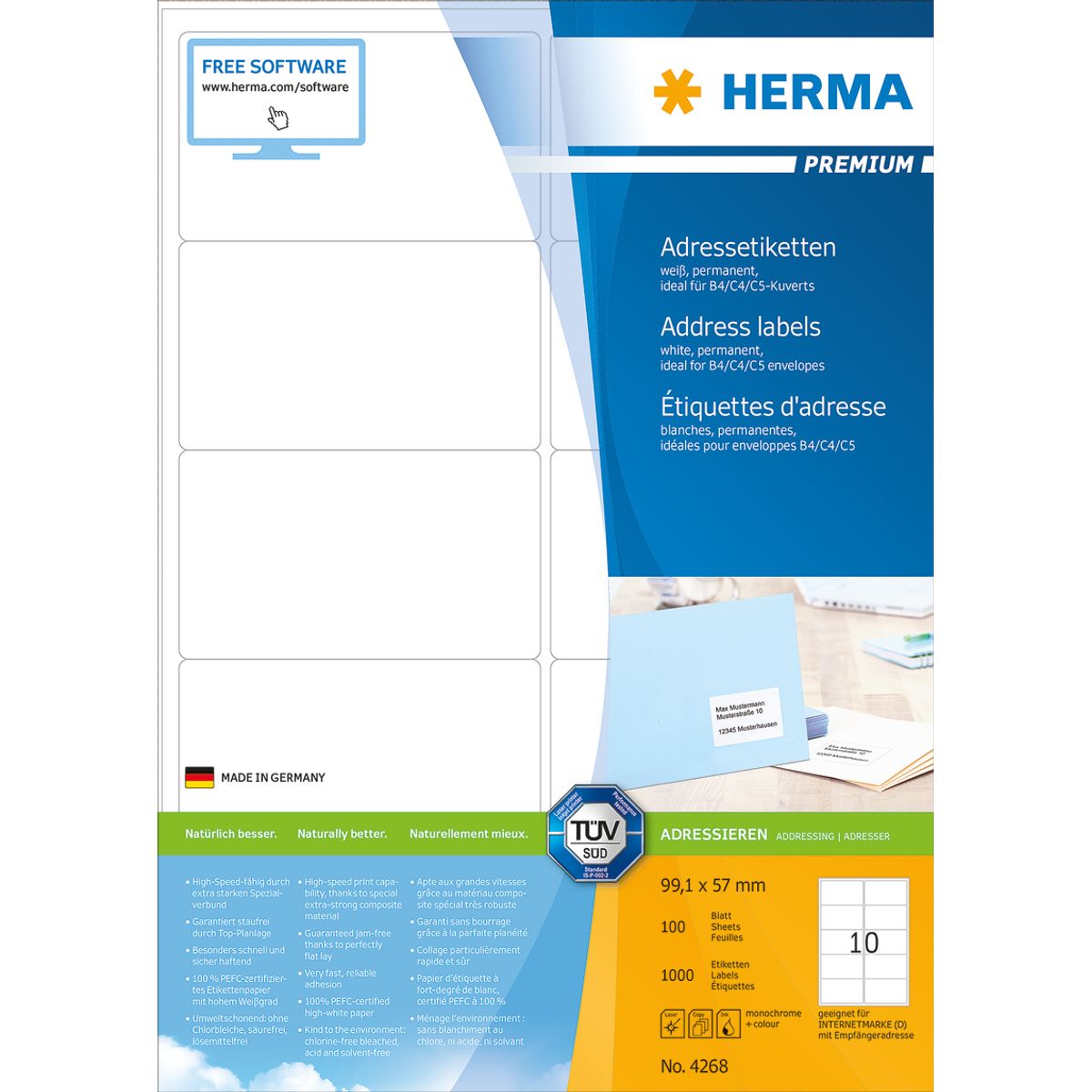 Herma etiket Premium 99,1x57,0 (1000)