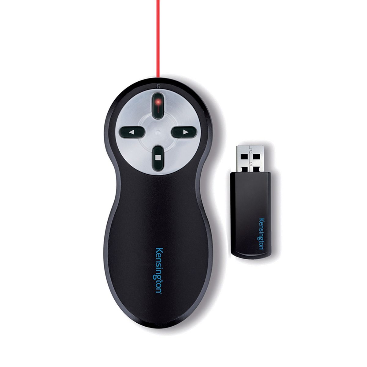 Kensington Wireless Presenter w/Red Laser, Black