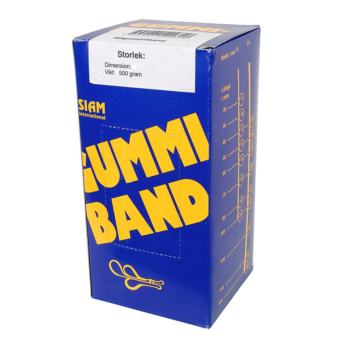 Gummibånd nr. 64 90x6,0mm (500g)