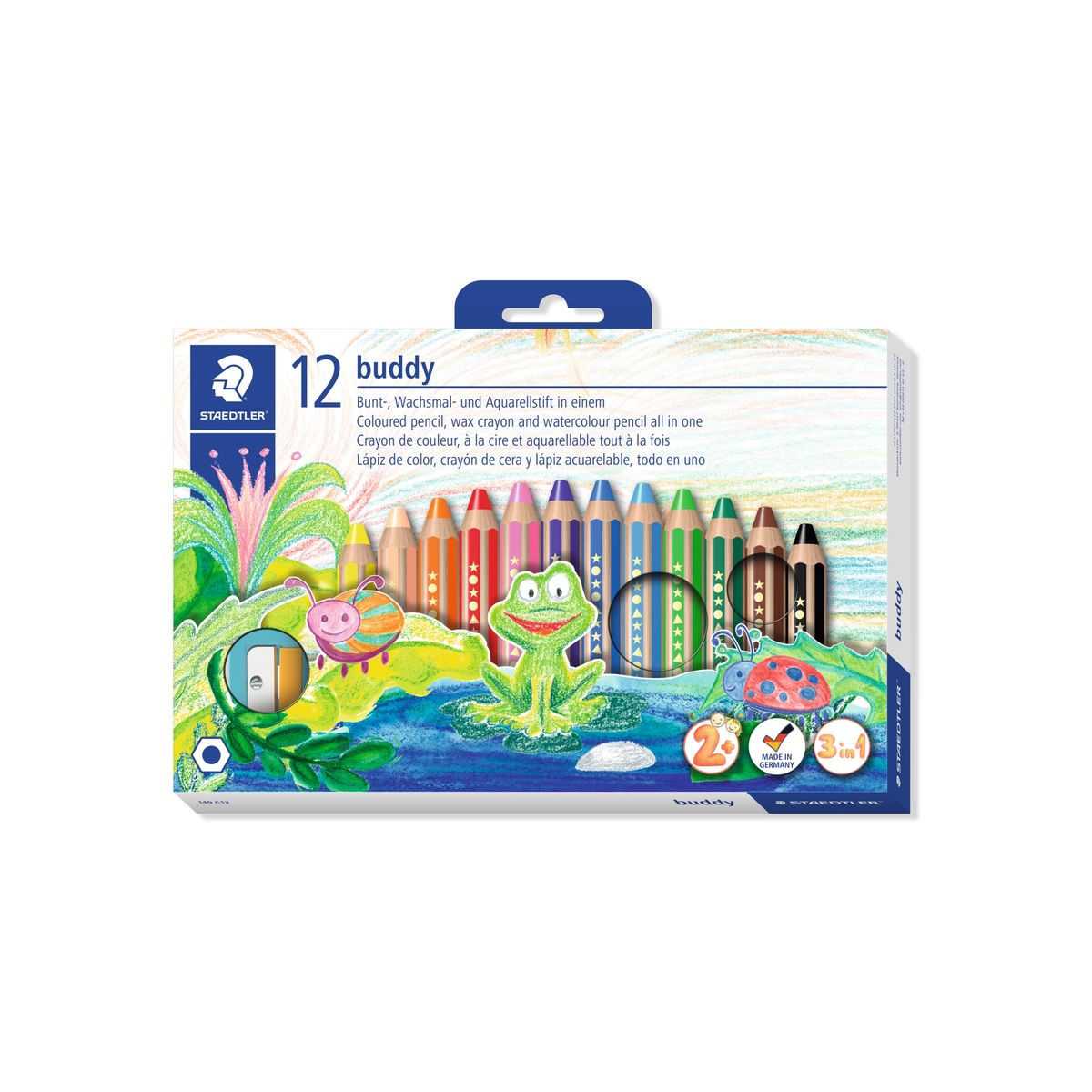 Farveblyant Buddy chunky 3i1 (12)