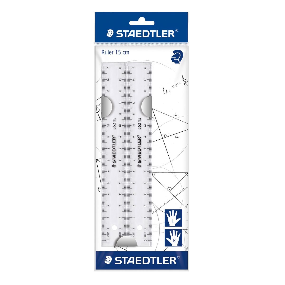 Udgår: Lineal transparent 15cm (2)