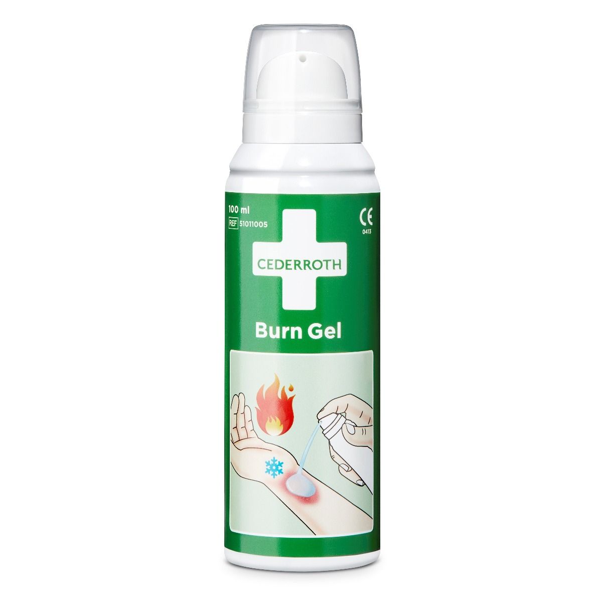 Cederroth Burn Gel Spray, til nedkøling af forbrændinger, 100 ml