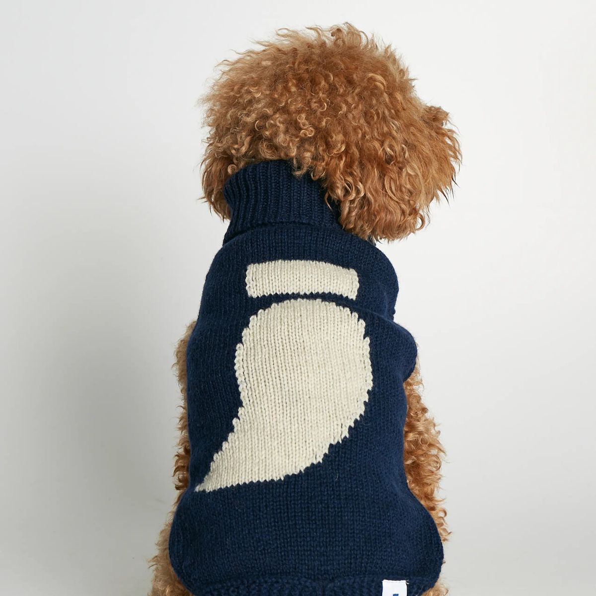 George Sweater // Hundesweater i merinould og cashmere (navy) - L