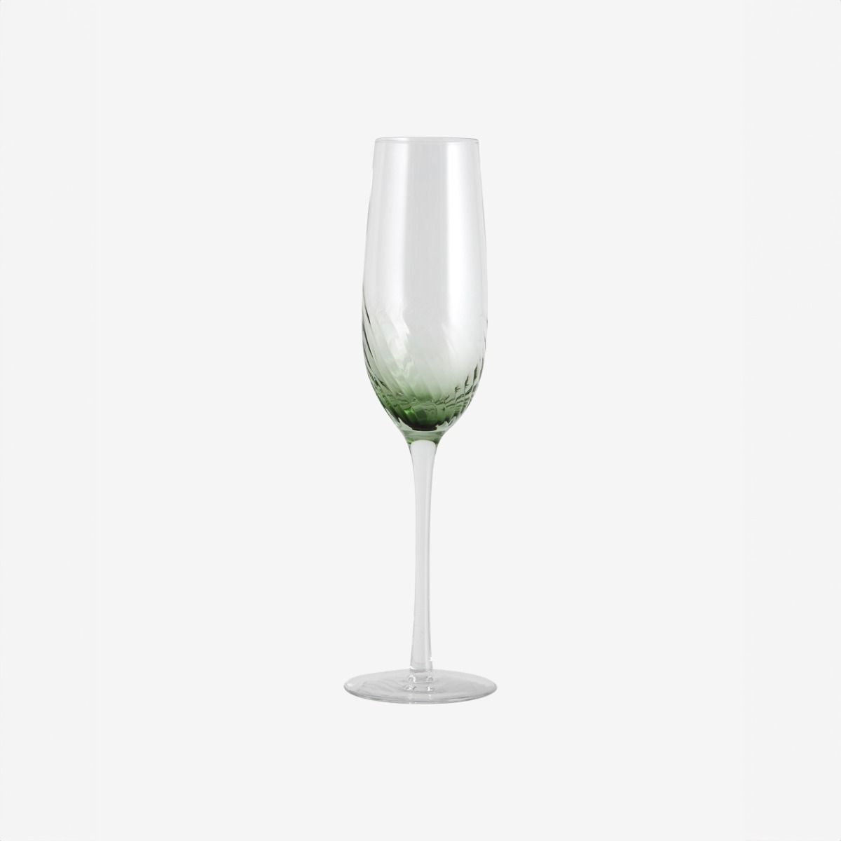 Nordal GARO Champagne glas - Green