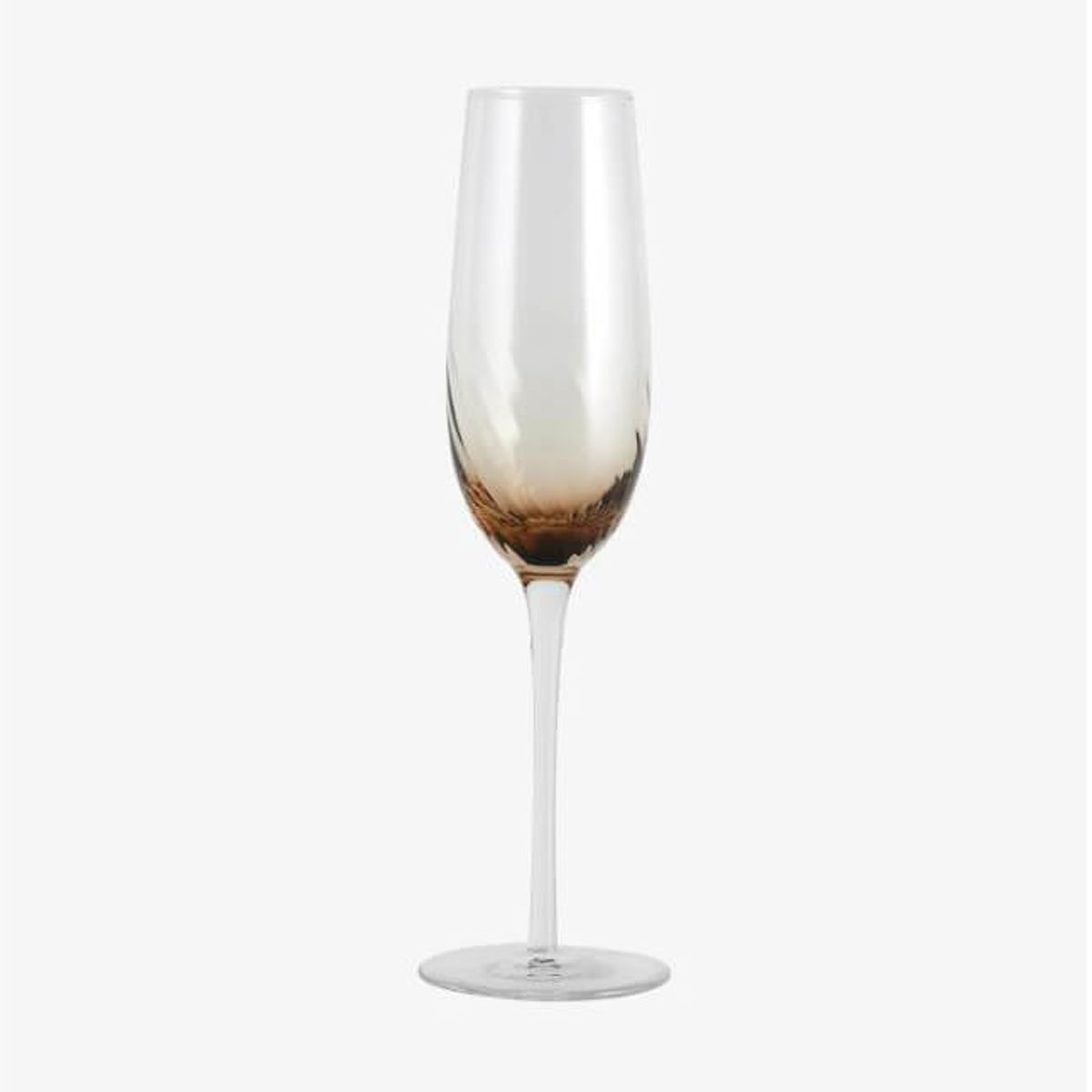 Nordal GARO Champagne glas - Brown