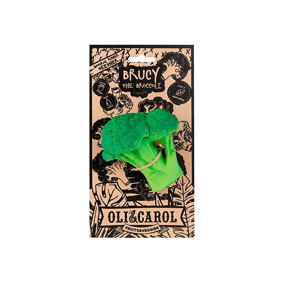 Oli&Carol Brucy The Broccoli Teether, 0+