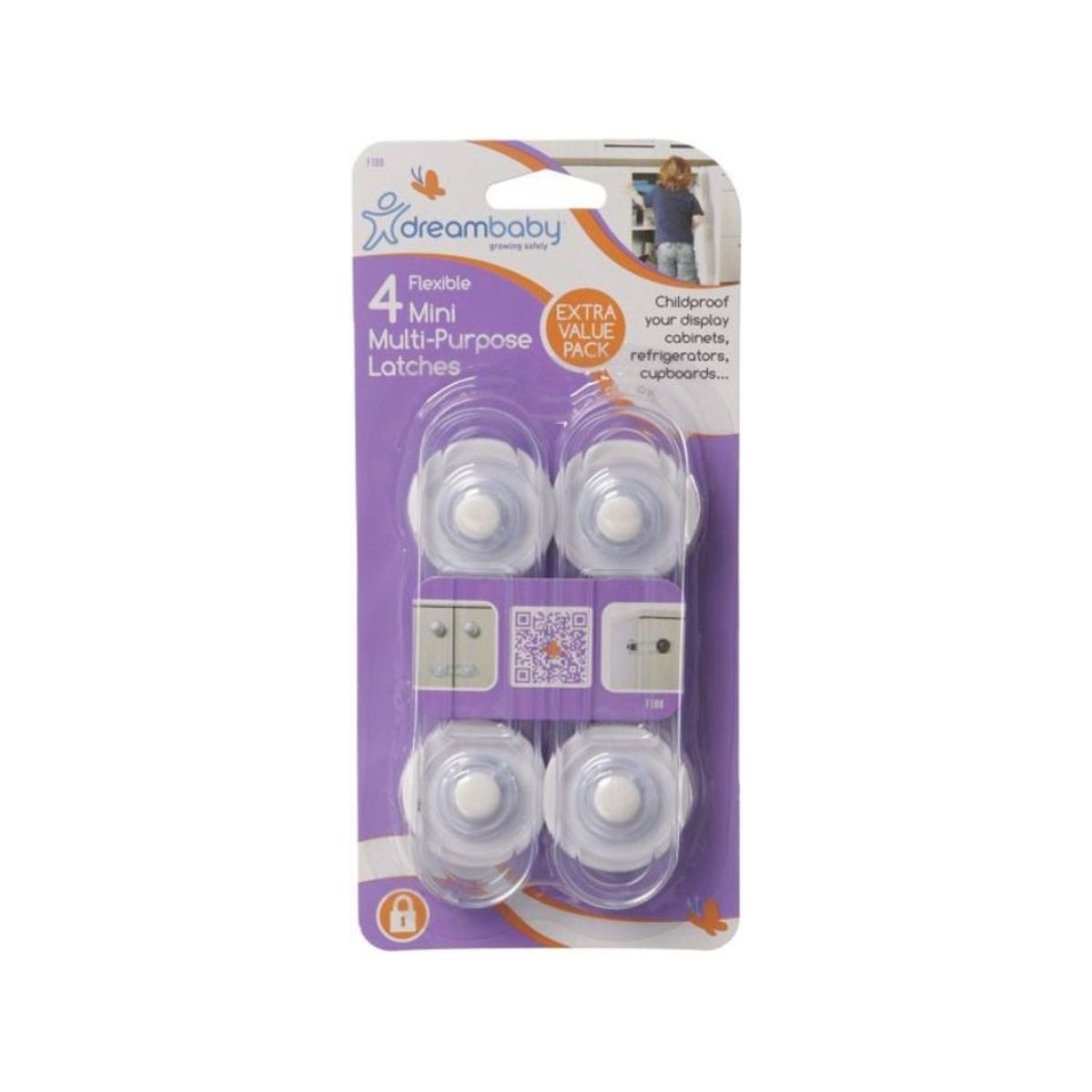 Dreambaby Small Multi. Safety Suction Cups 4 Pcs. (Dre000050)