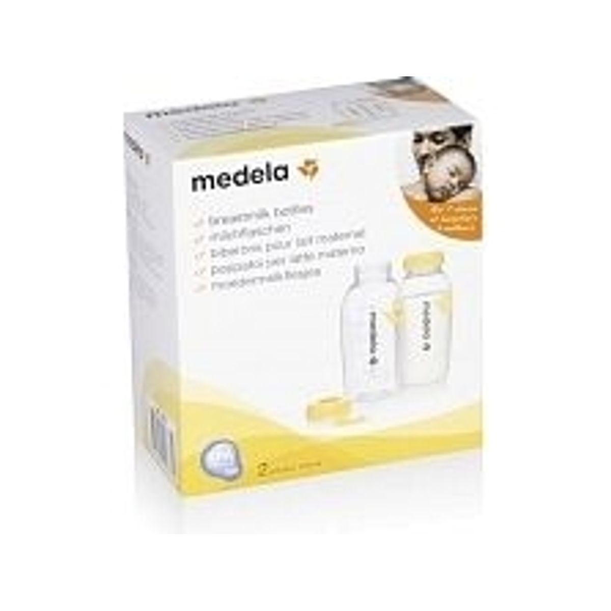 Medela Color Bottle 250 Ml, 2 Pieces (Me0154)