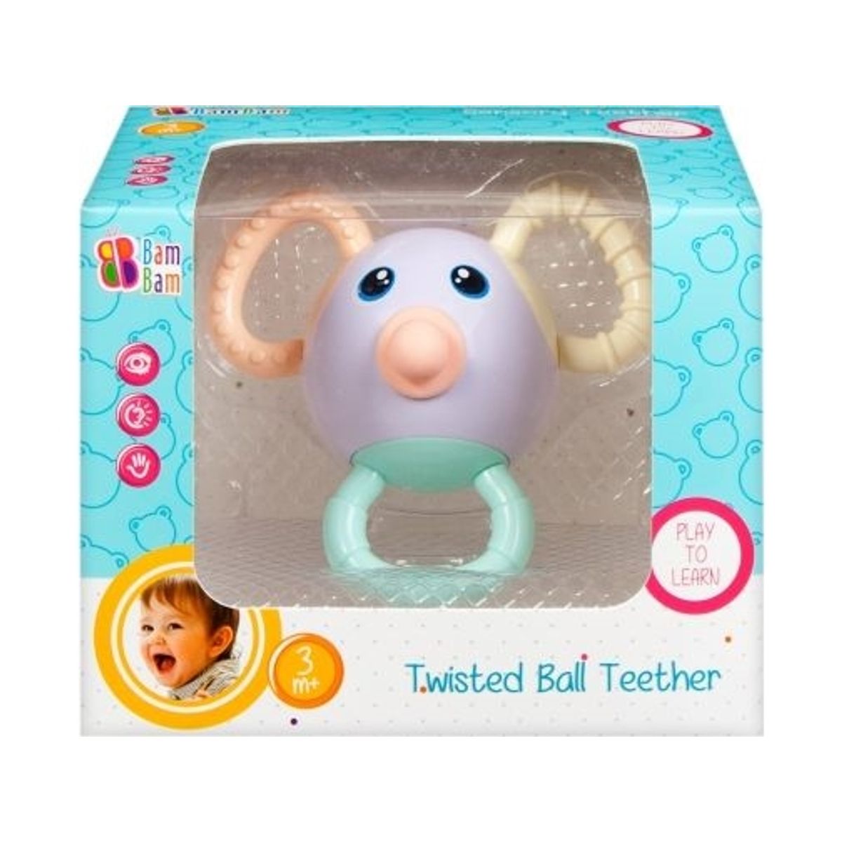 Bambam Twisted Teether Ball Bambam 428321