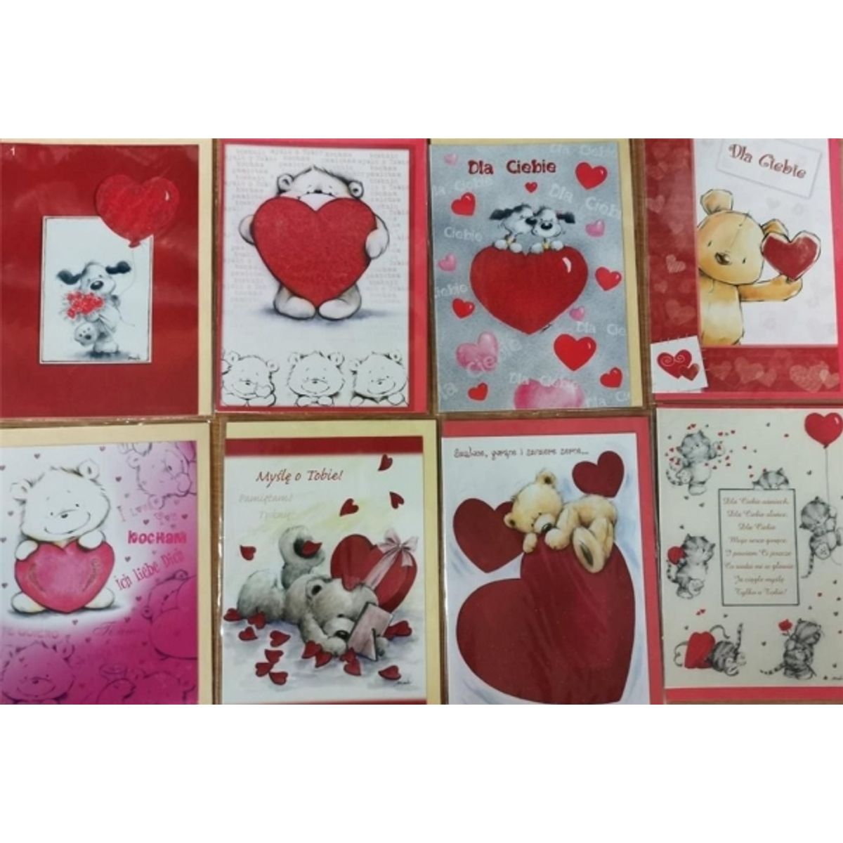 Panorama Valentine's Day Carnet B6 Glitter + Kuvert