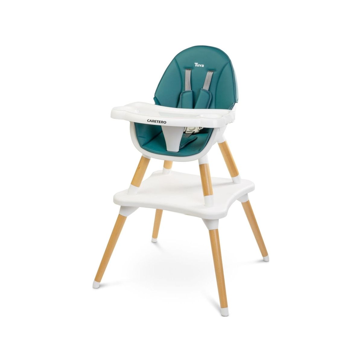 Caretero High Chair 2-In-1 Tuva Table Dark Green