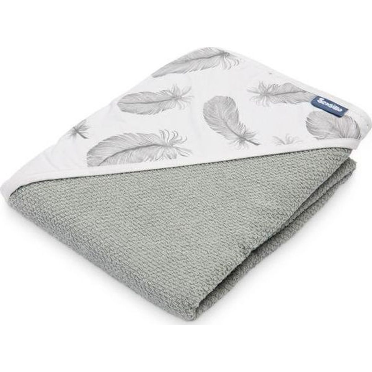 Sensillo Baddække Crepa Towel 100X100 Cm Gray 4184/5022