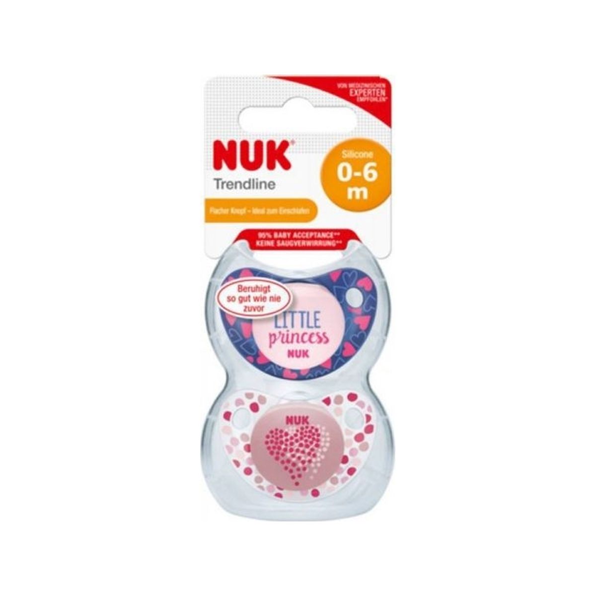 Nuk Silikone-Sut 0-6 M