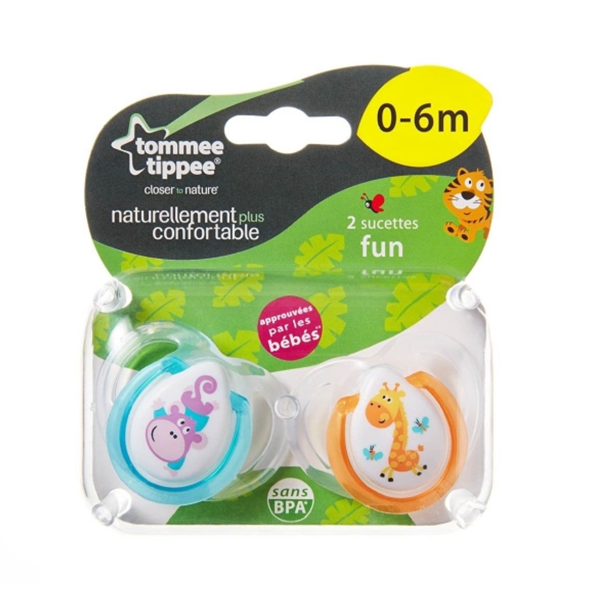 Tommee Tippee Fun Style, Klassisk Babysut, Ortodontisk, Silikone