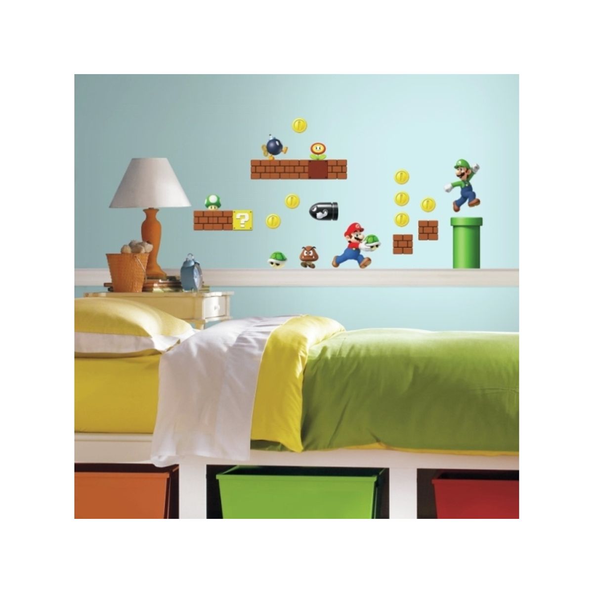 Nintendo Super Mario - Build A Scene Wallstickers