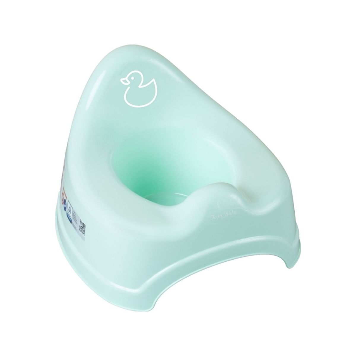 Tega Potty With Music Box Duck Light Green