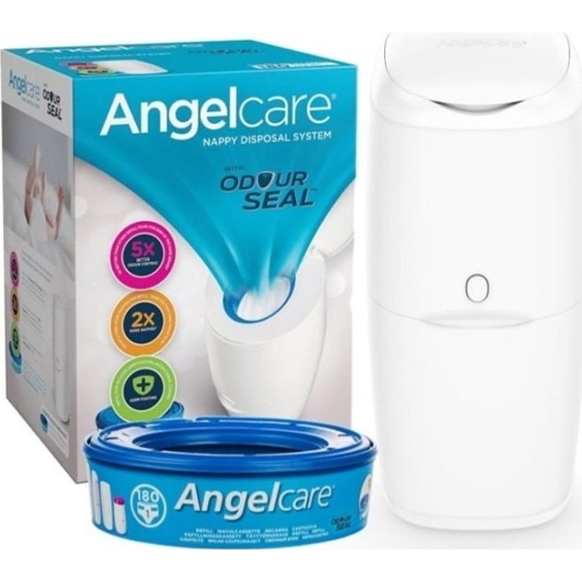 Abakus Abakus-Classic Diaper Container + 1 Angelcare Cartridge