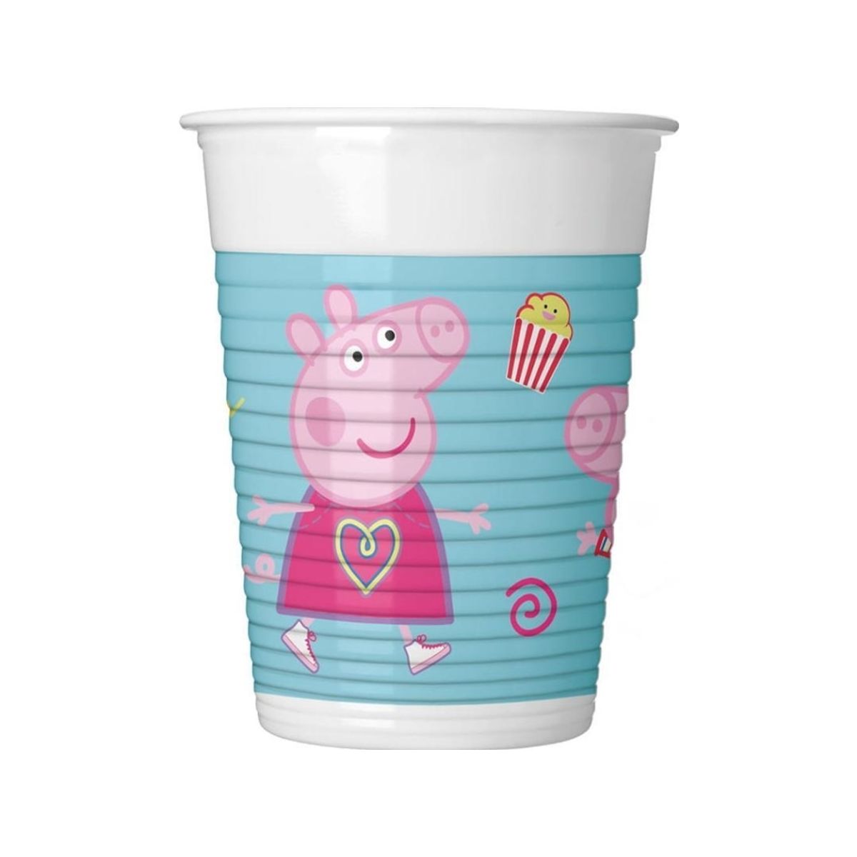 Godan Plastik Kopper Peppa Pig 200Ml 8 Stk Godan