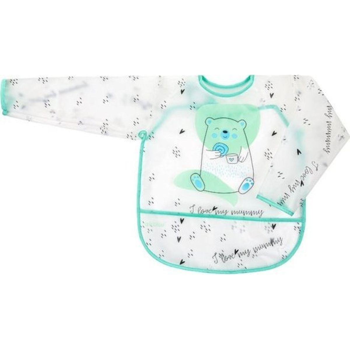 Akuku A0518 Bib With Sleeve Teddy Bear Made Of Eva Foam