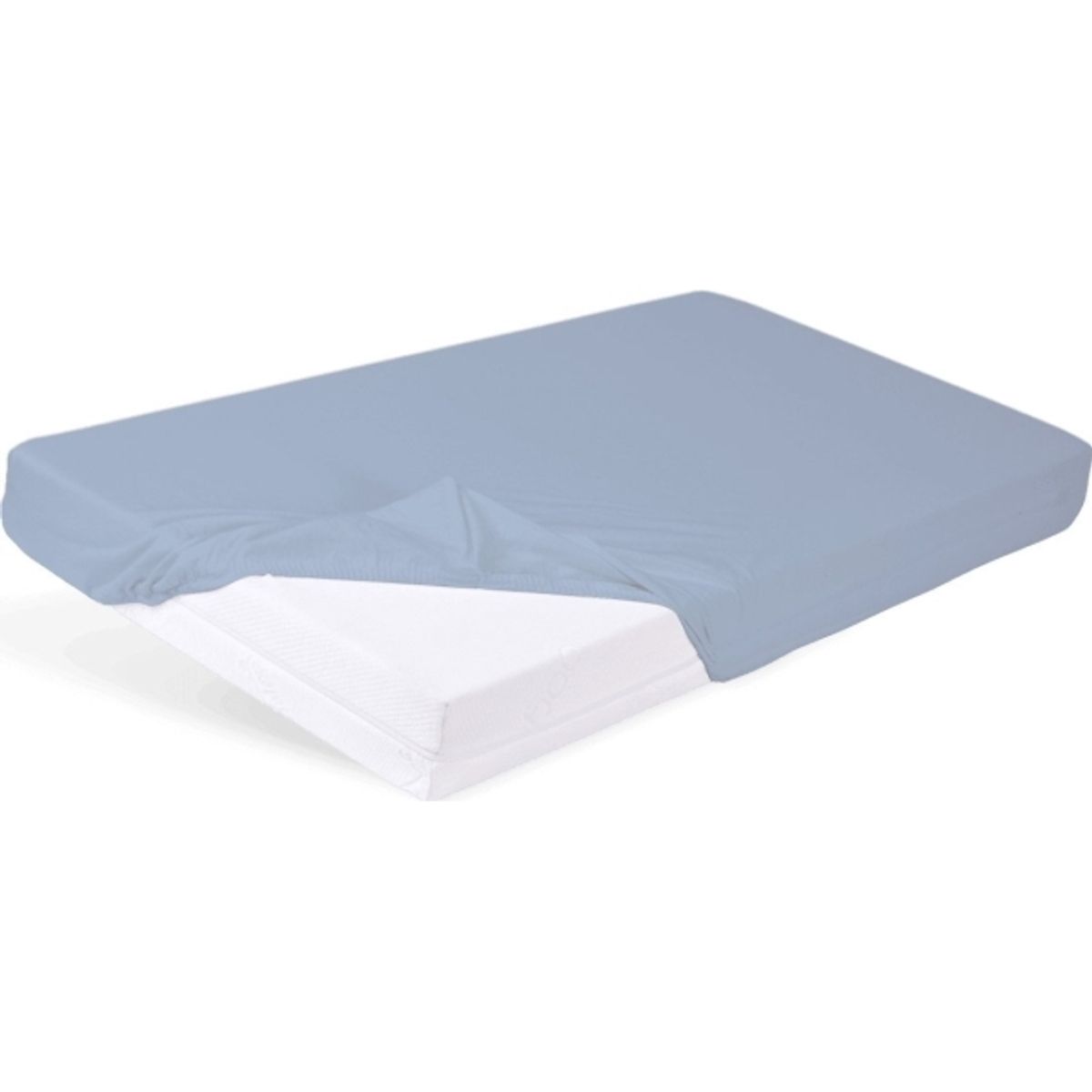 Matex Bamoo Sheet With Rubber 70X140 Blue Ieski