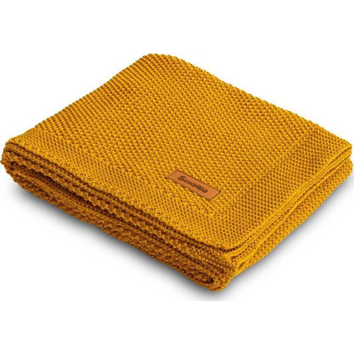 Sensillo Cotton Blanket 100X80 Mustard 4324/6814