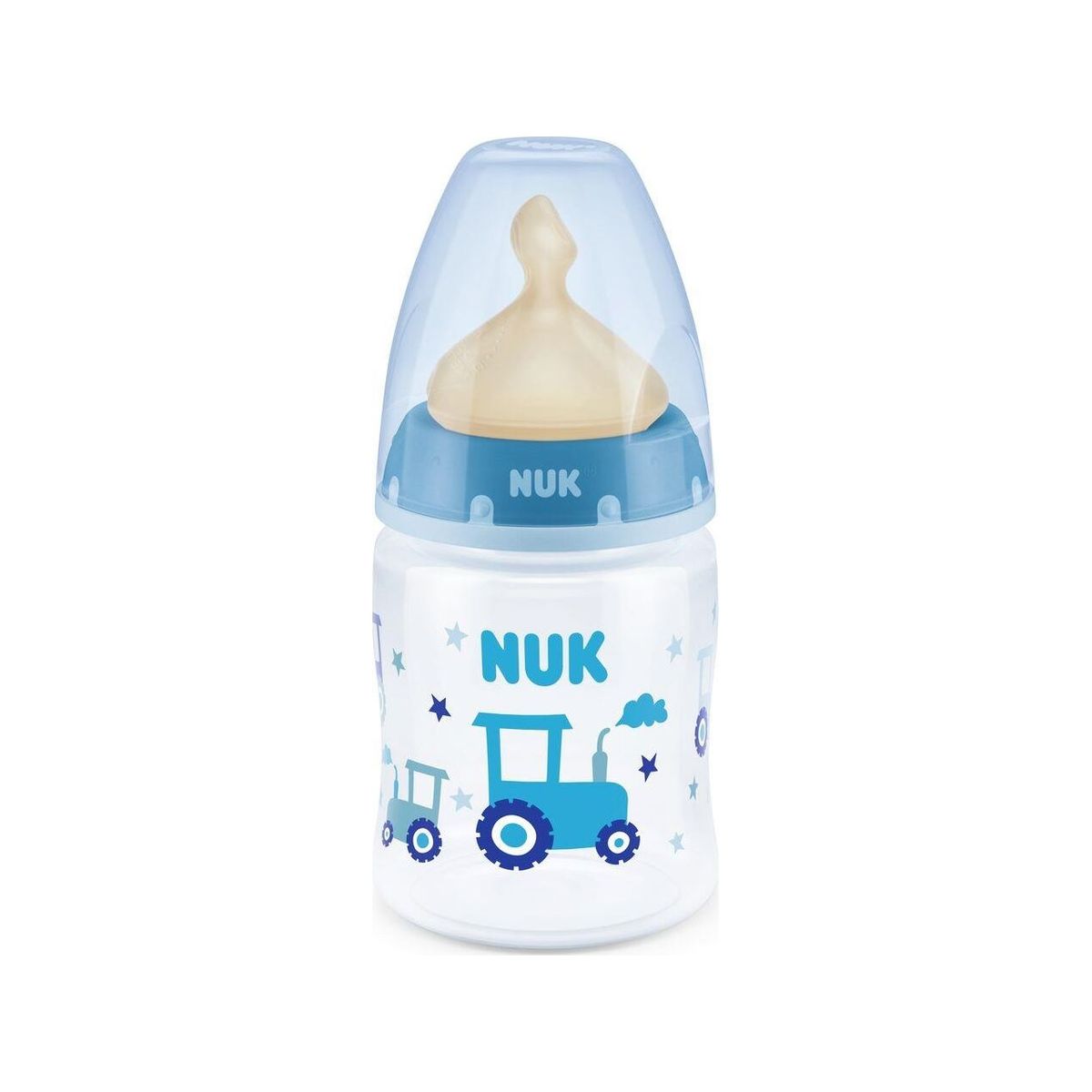 Nuk Nuk Flaske Fc+ Pp 300Ml Med Temperaturindikator Latex Sut 0-6M-Cy M