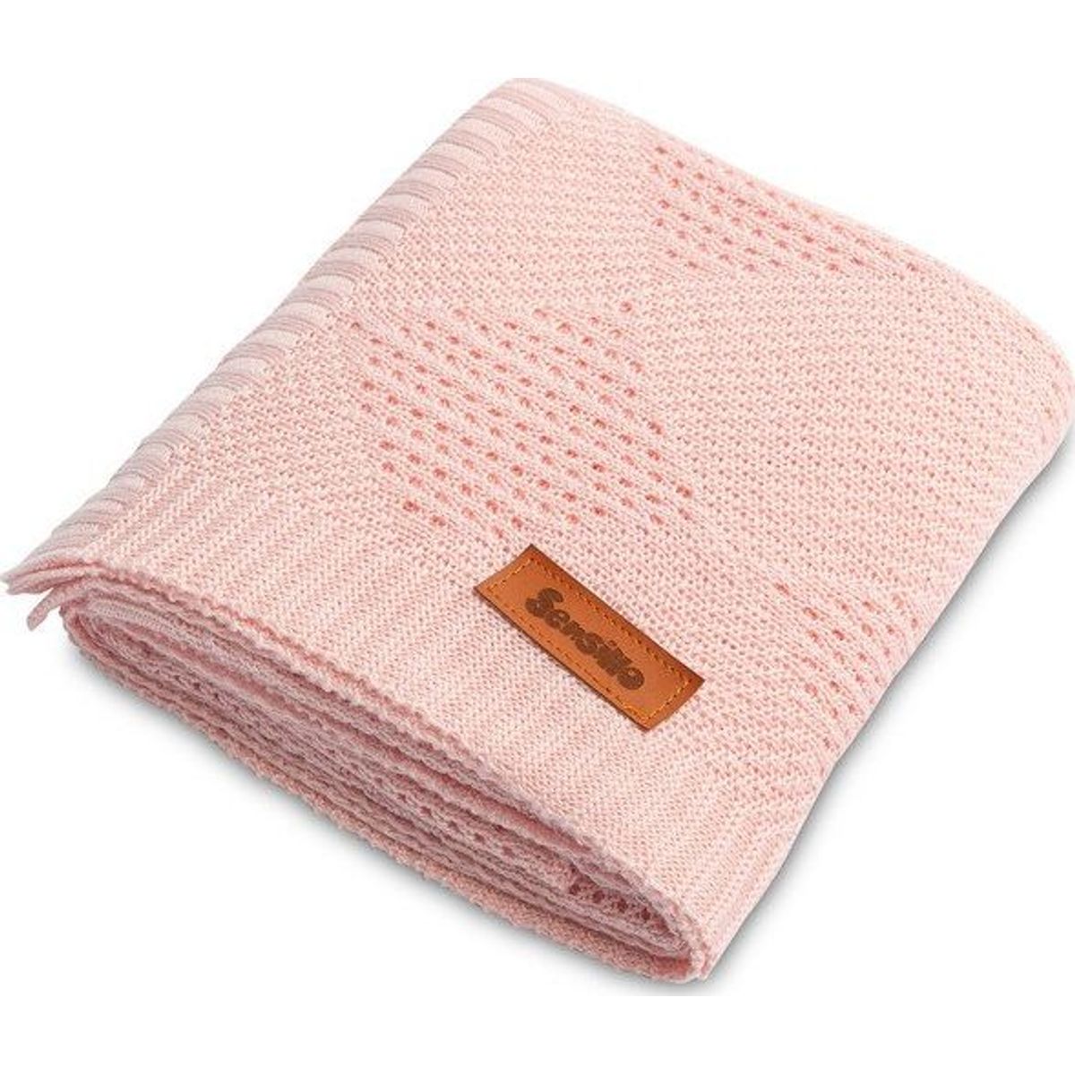 Sensillo Bamboo Blanket 100% 100X80cm Pink