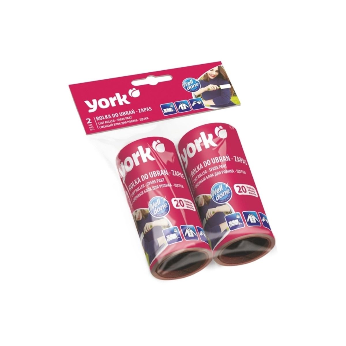 Lint Roller York Spare Part 2 Pcs