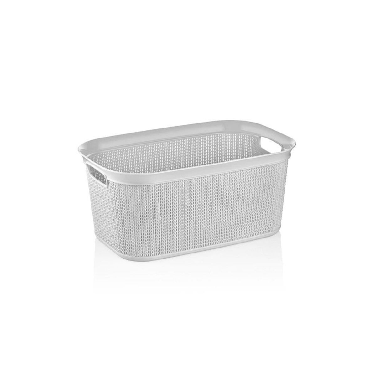 Ucsan Laundry Basket 38L Knit M-080 Ice Gray