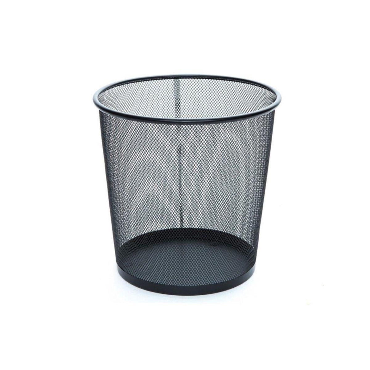 Trash Bin Meshy Round Black 684004 Okko