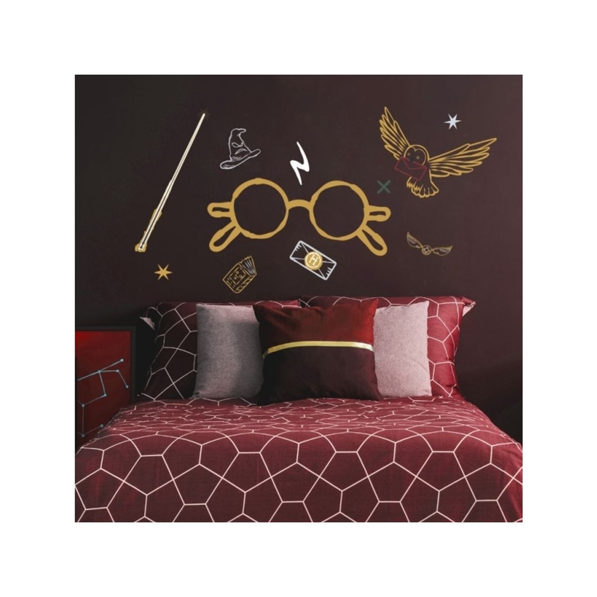 Harry Potter Briller Gigant Wallsticker