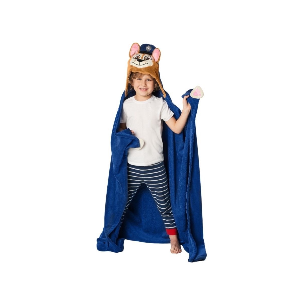 Paw Patrol Chase Luksus Poncho Med Hætte