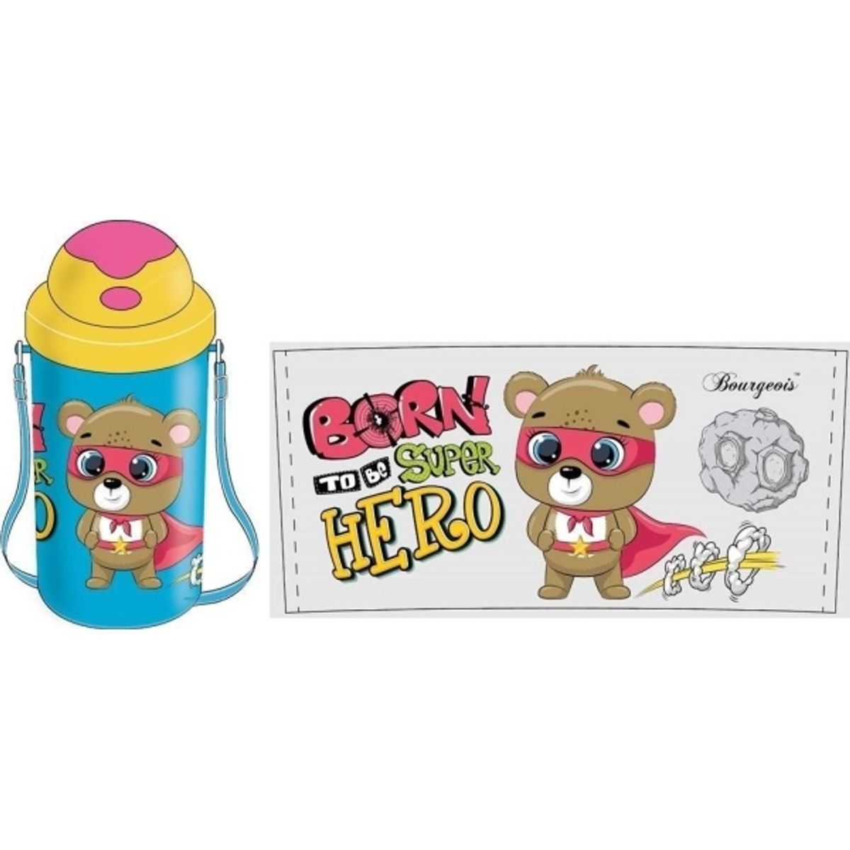 Frisk Bidon 500 Ml Bamse - Superhelt