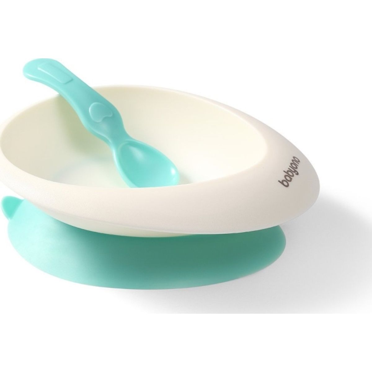 1077/03 Mint Bowl With Suction Cup And Spoon