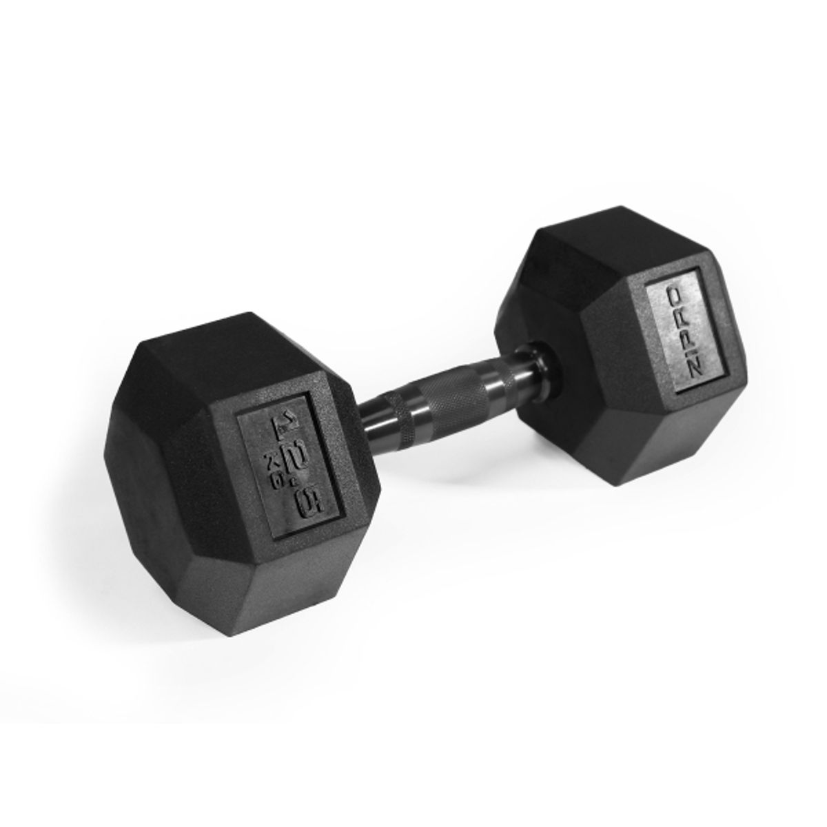 Dumbbell Zipro Zipro Dumbbell Hex Rubberized Steel 12.5 Kg