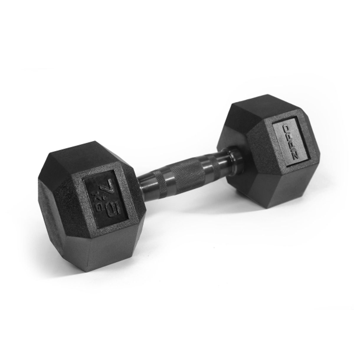 Dumbbell Zipro Zipro Dumbbell Hex Rubberized Steel 7.5 Kg