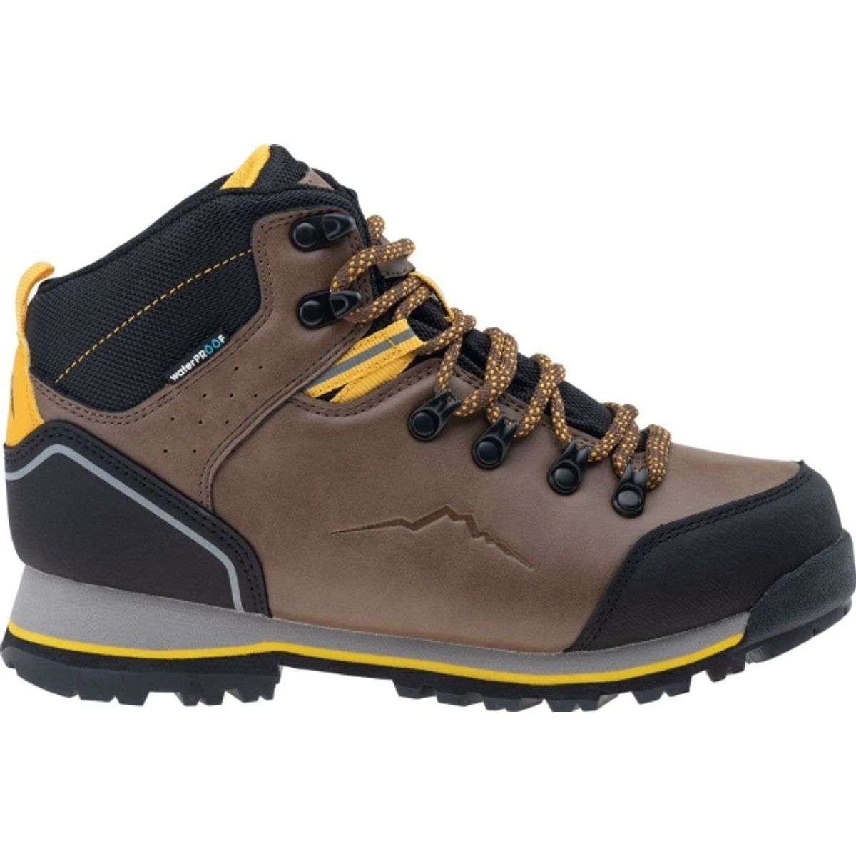 Elbrus Buty Dziecice Taner Mid Wp Brown/Black/Corn R. 40