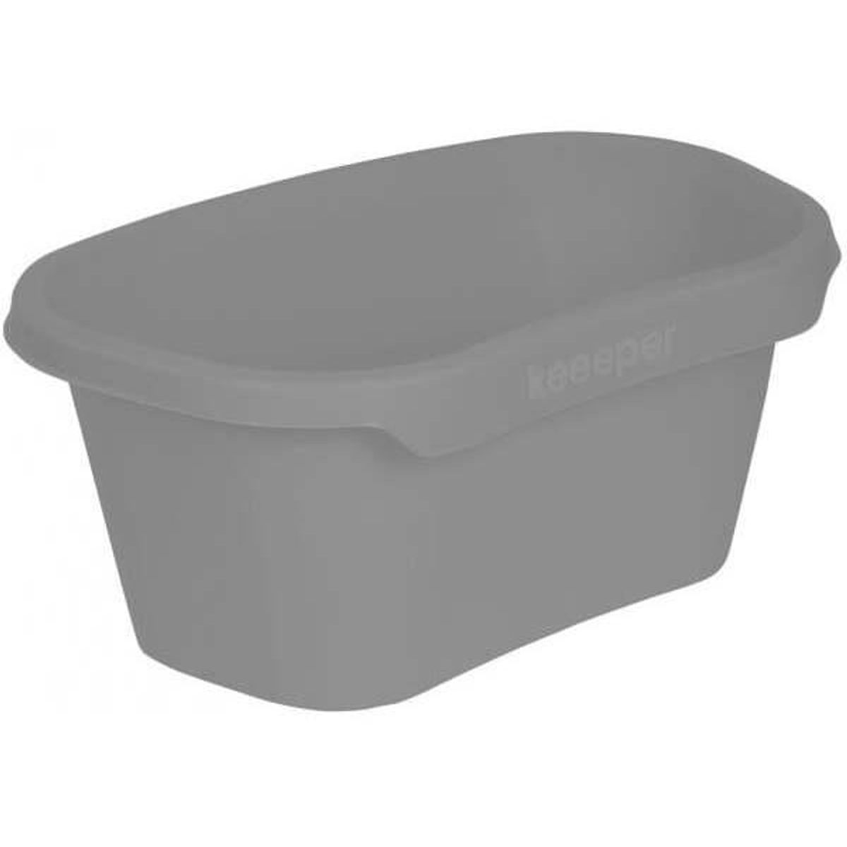 Keeeper Vaskebalje "Tilda", Bredde: 575 Mm, Nordic-Grey Ergonomisk Form, Kapacitet: 30,5 Liter, Materiale: - 1 Stk (10092130000)