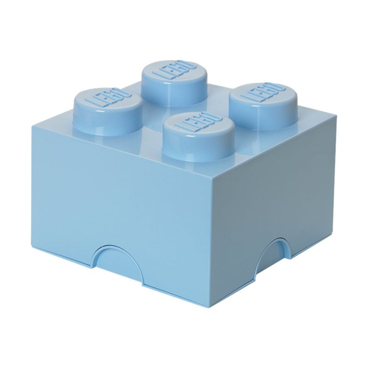 Lego Storage Brick 4 - Opbevaringsboks - Lys Royal Blå