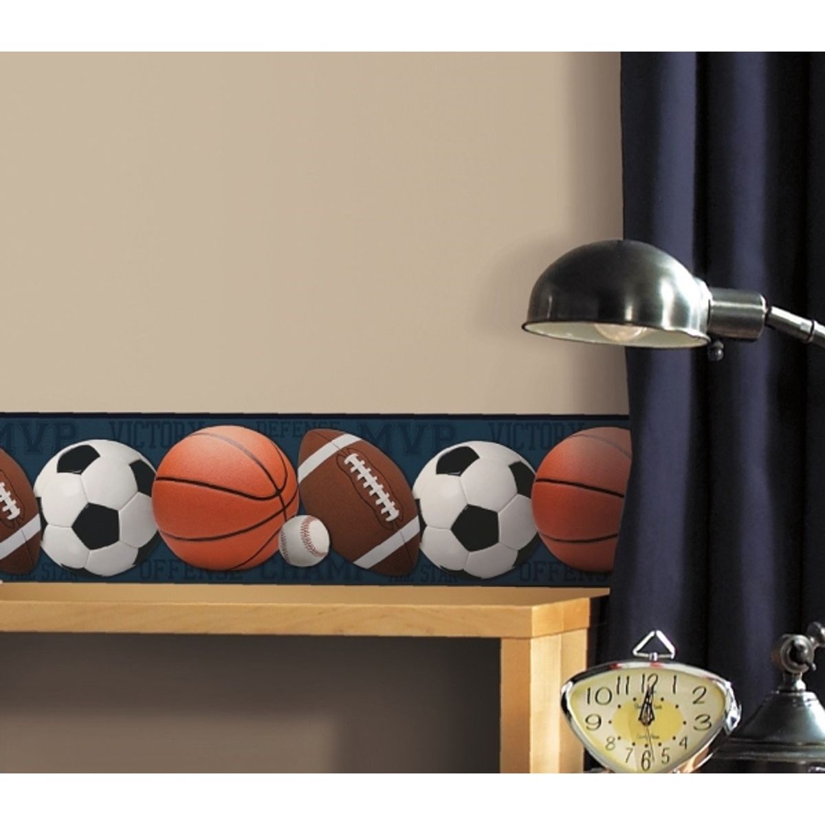 Sportsbolde Border Wallsticker 22,86 X 457.2 Cm