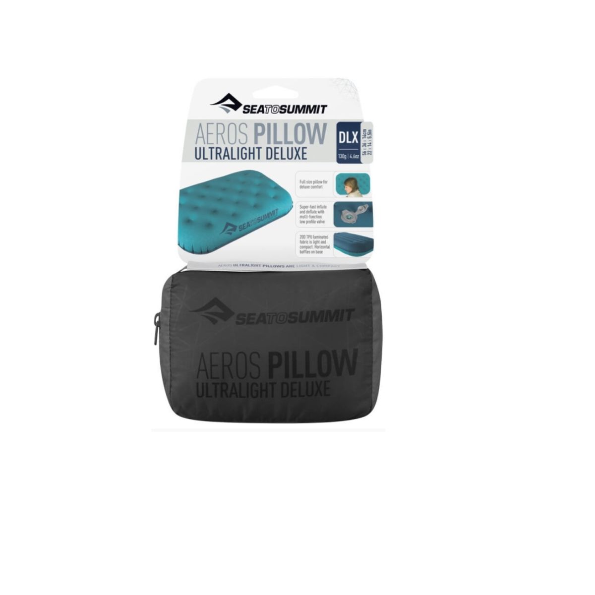 Sea To Summit Aeros Ultralight Pillow Deluxe Oppustelig