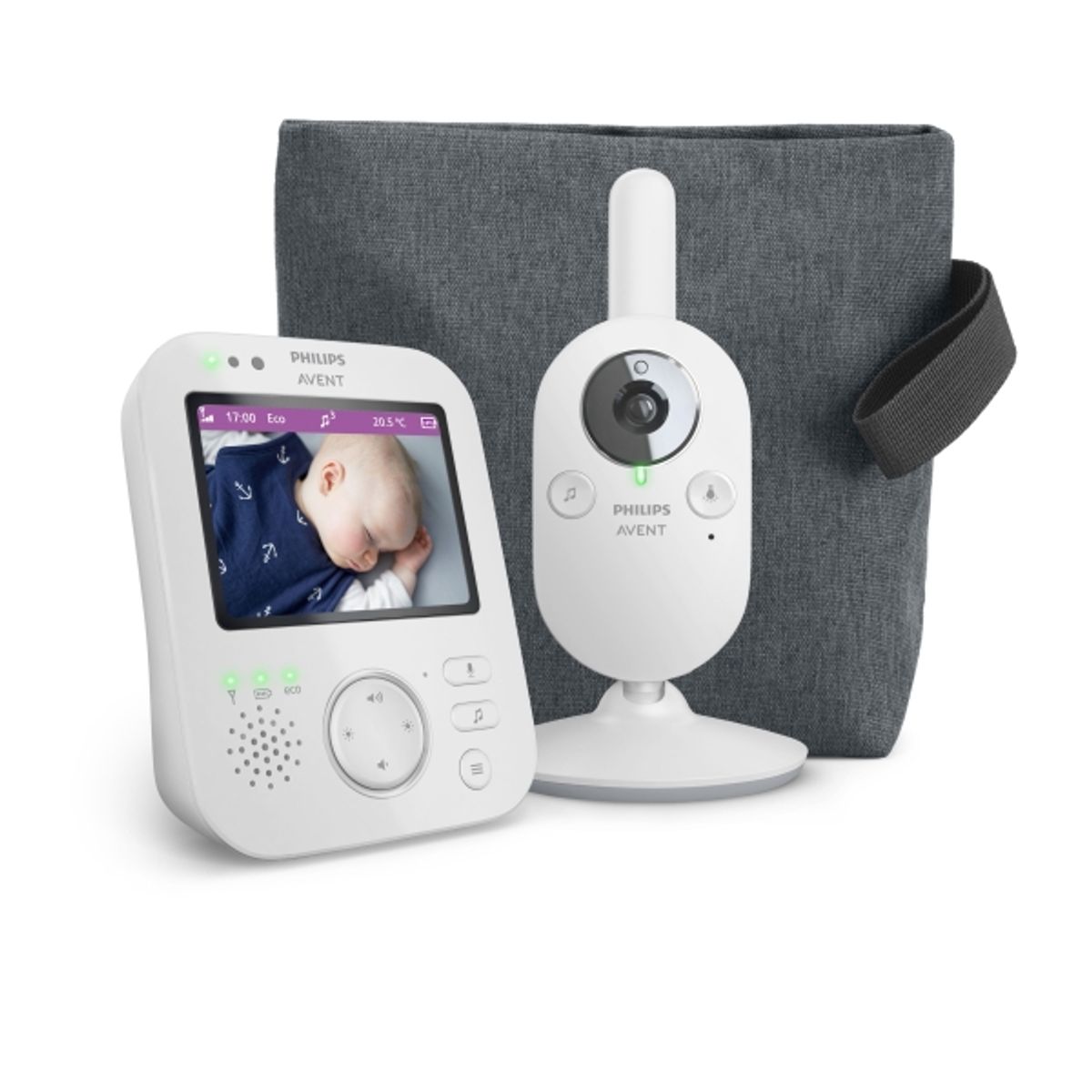 Philips Avent Video Baby Monitor Scd892/26 Premium, Ir, 300 M, 50 M, 300 M, Fhss, 2.4 Ghz