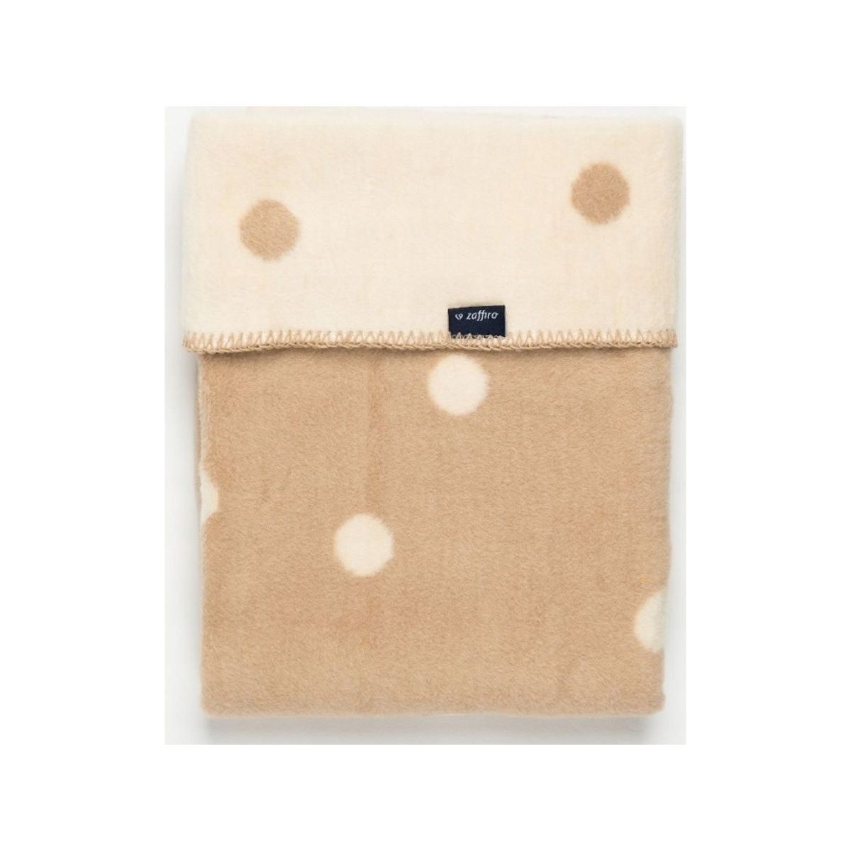 Womar Cotton Blanket 75X100 S Light Beige Spots With Ecru, 3-Z-Kb-015