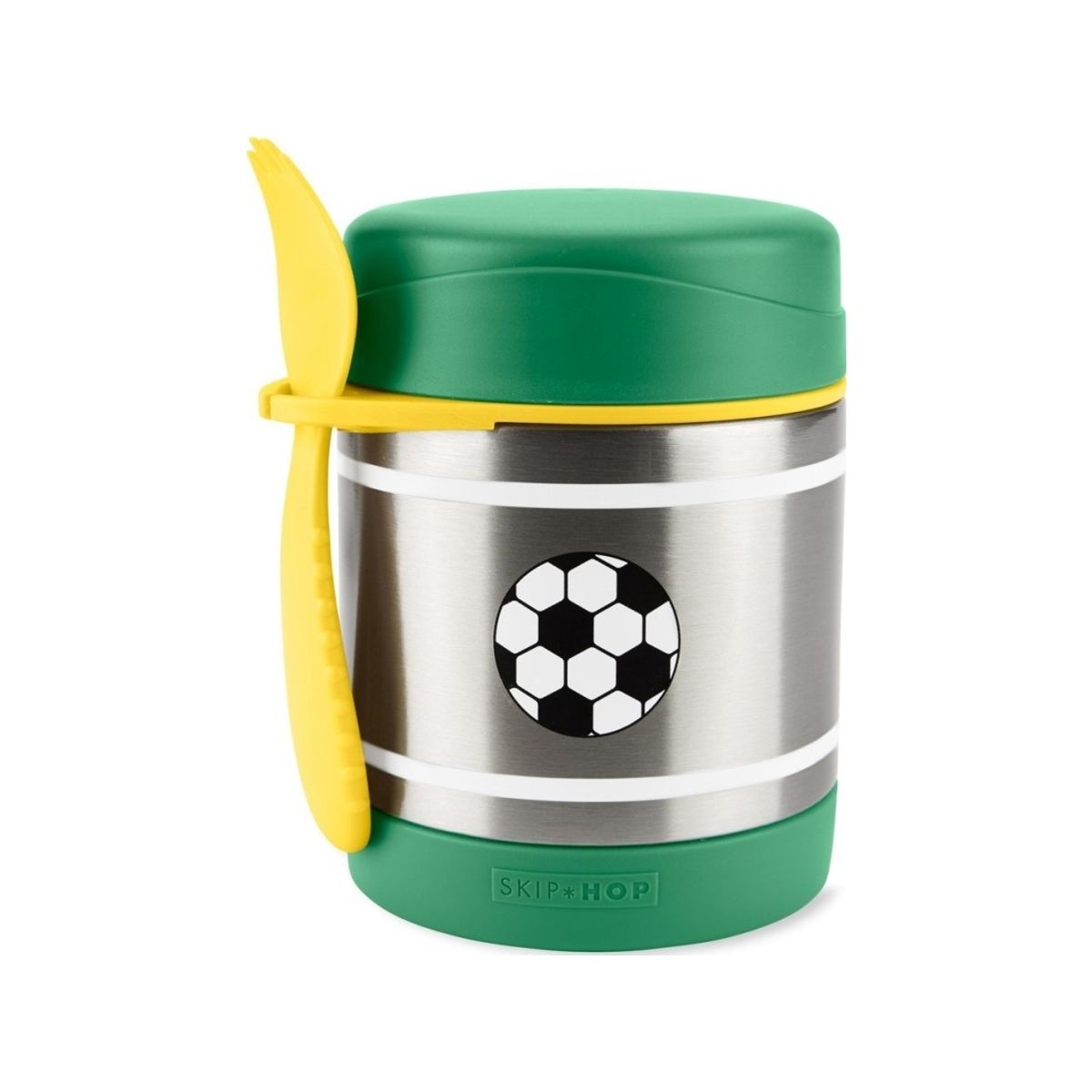 Skip Hop Spark Style Food Jar, 3Y+, 11 Oz, Soccer, 9O285510