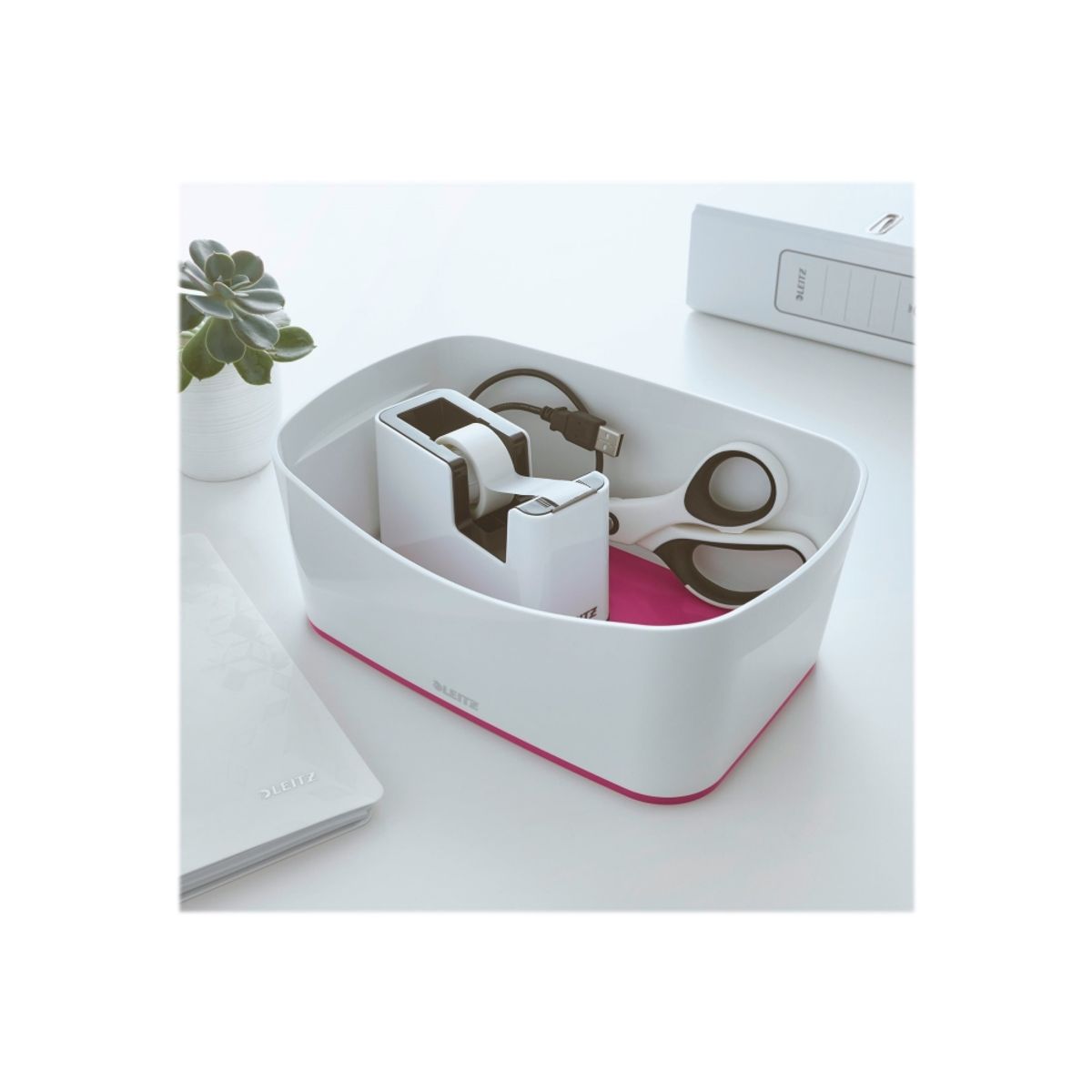 Leitz Mybox - Opbevaringsboks - For A5 - Pink Metallisk